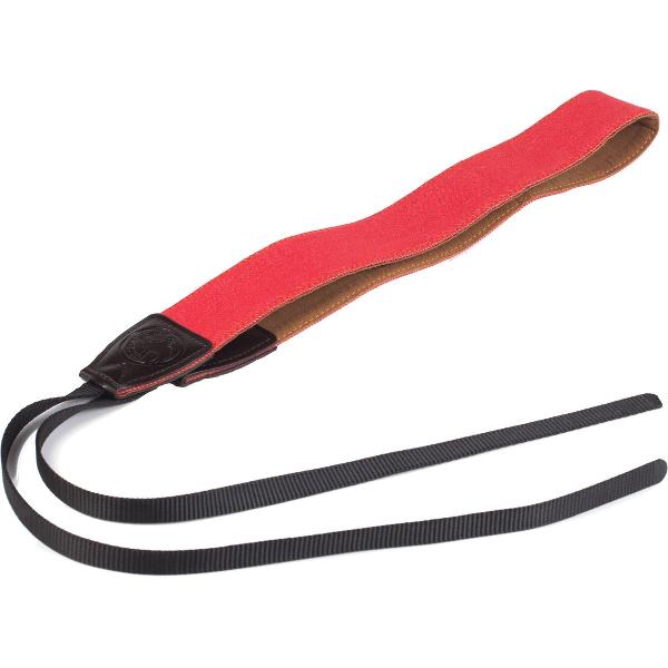 Denim Camera Schouderband / Nekriem / Camerariem - Type Cowboy Rood