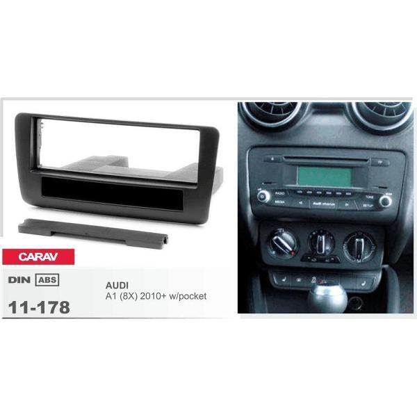 1-DIN AUDI A1 (8X) 2010+ w/pocket frame Audiovolt 11-178