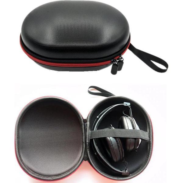 Universele Koptelefoon - Travel Case Cover Hoes Opbergtas - Zwart