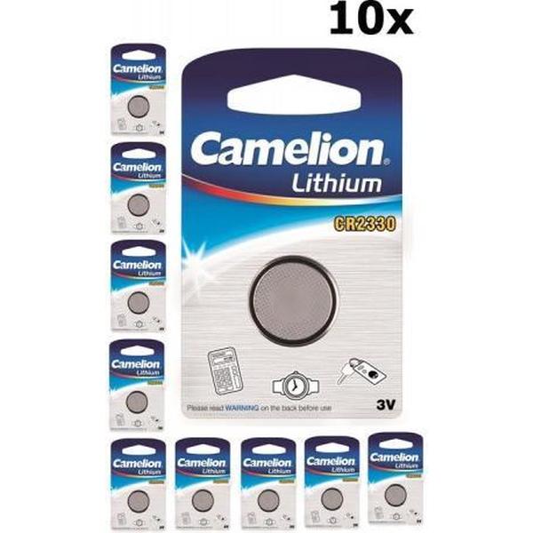10 Stuks - Camelion CR2330 3V Lithium batterij