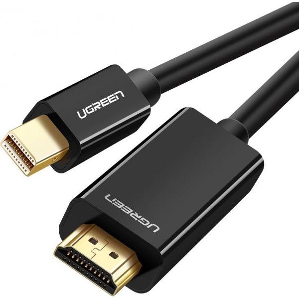 UGREEN - Mini DisplayPort naar HDMI kabel - 4K @ 60Hz - 3 meter