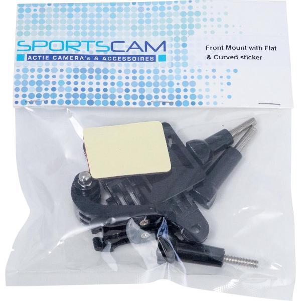 SportsCam Front Mount met Flat & Curved sticker