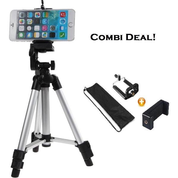 Smartphone / iPhone Tripod Camerastatief - Universele Driepoot