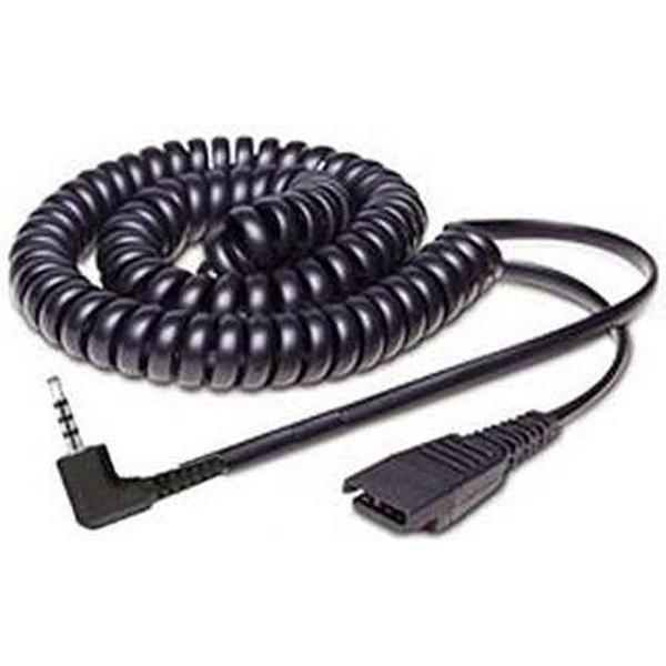 Cord QD-2.5mm jack (coiled) Connection cord