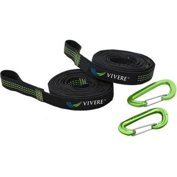 Vivere ULTS riem Nylon, Roestvrijstaal Zwart