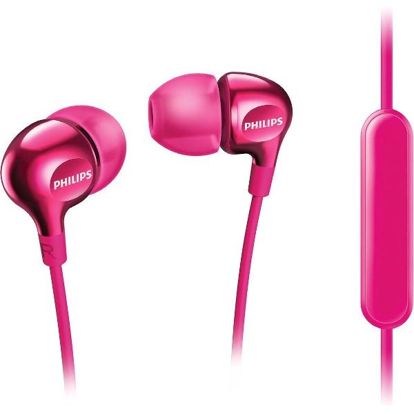 Philips SHE3705PK/00 hoofdtelefoon met microfoon - stereofonisch - In-ear - Roze