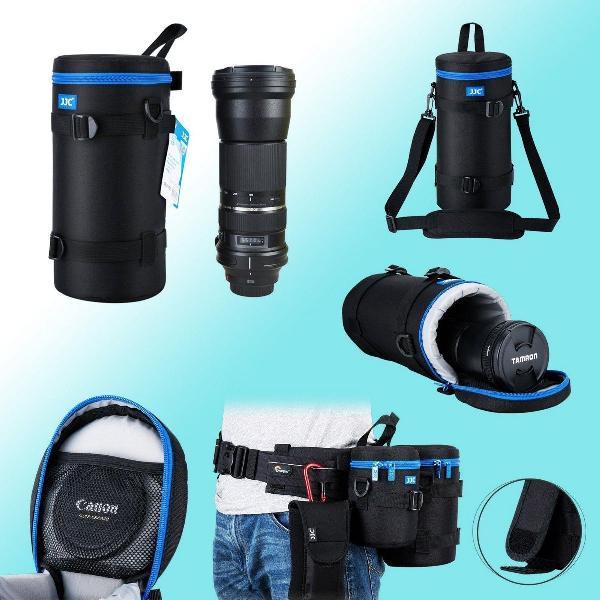 JJC DLP 7II Deluxe Lens Pouch Water Resistant