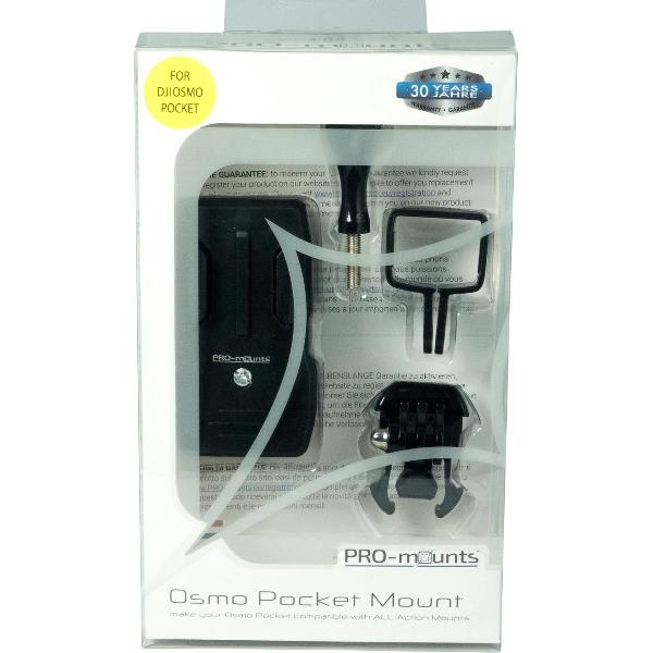 PRO-mounts 360 Clamp + DJI Osmo Pocket Mount