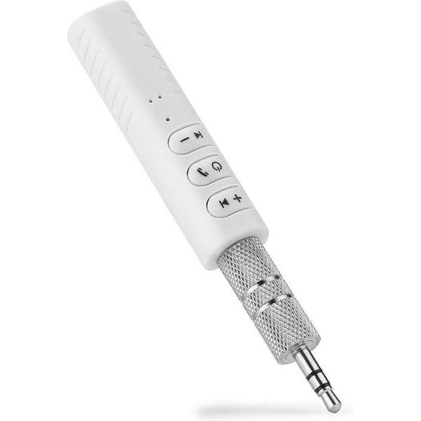 Bluetooth Receiver Pen - Carkit- Audio - Autoradio -MP3 Speler 3.5mm AUX - Aux Audio Adapter - Wit