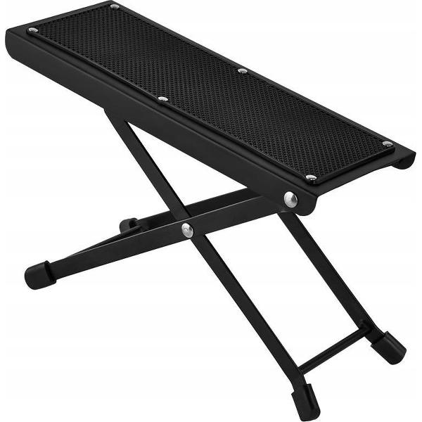 Luxe Gitaar Voetbankje - Voetsteun Voor Gitarist - Opklapbaar & Verstelbaar Hoogte - 4 Standen