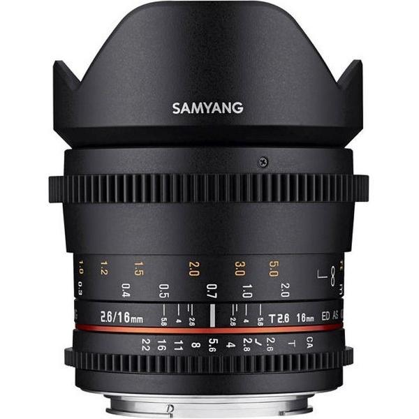 Samyang 16mm T2.6 VDSLR ED AS UMC Nikon F (FX)