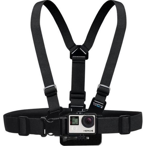 Chest Strap Harness Mount GoPro - Borstband Harnas voor GoPro en Action Extreme cams (GoPro Hero 1, 2, 3 en 4 / SJ4000 / Denver)