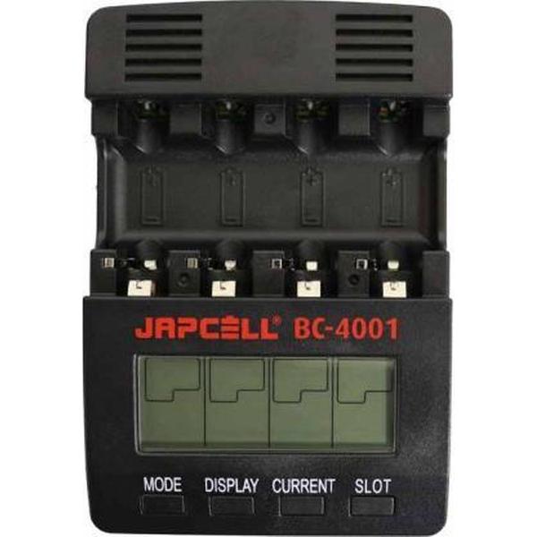 4 kanaals Japcell BC-4001 batterijenlader