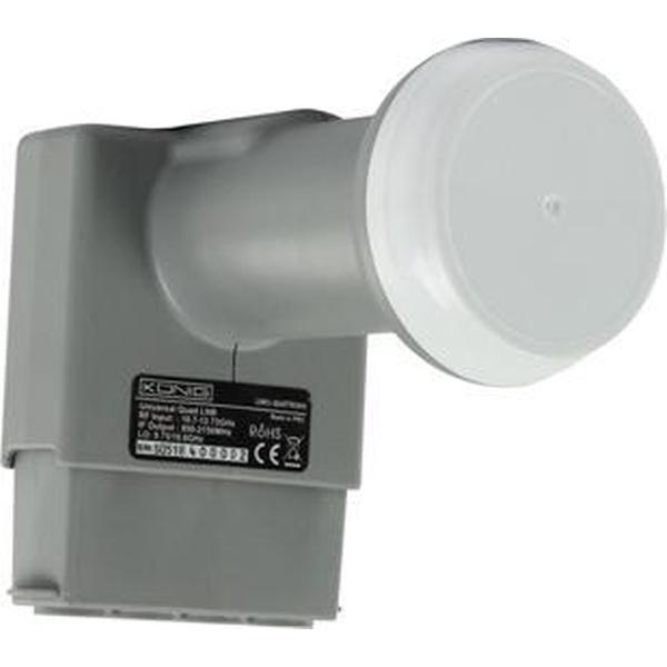 König LNB1-QUATTROKN satellietantenneaccessoire Grijs