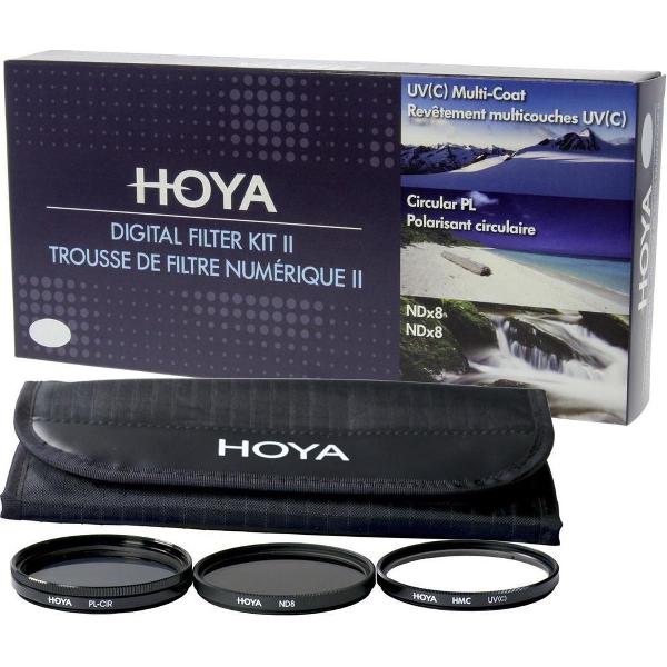 Hoya Digital Filter Kit II 77mm - UV, Polarisatie en NDX8 filter