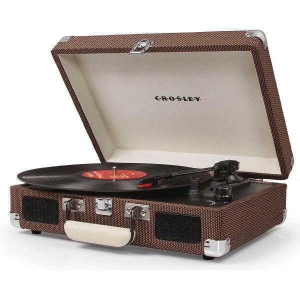 Crosley Cruiser De Luxe Platenspeler Tweed - Koffermodel