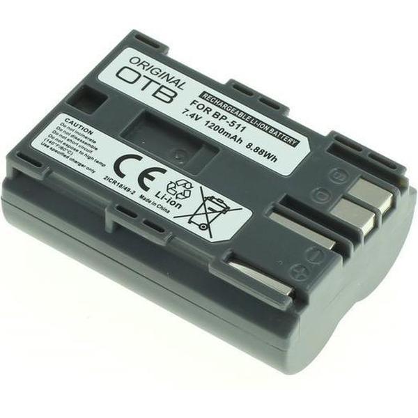 OTB Accu Batterij Canon BP-511 - 1200mAh