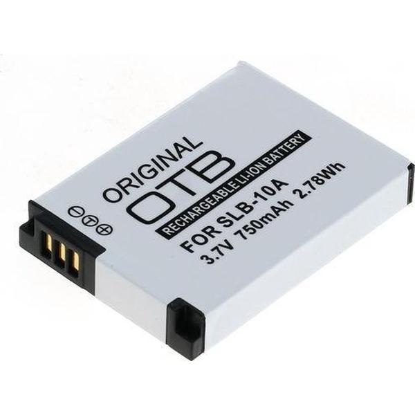 OTB Camera accu compatibel met Samsung SLB-10A en JVC BN-VH105 / 750 mAh