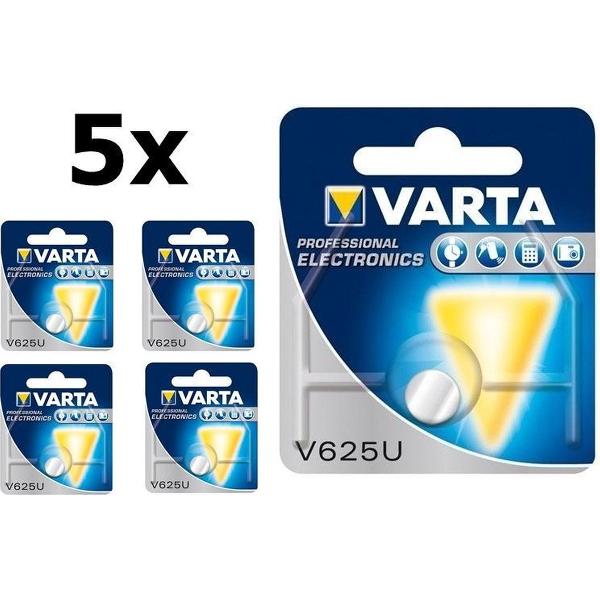 5 Stuks - Varta V625U 1.5V Professional Electronics knoopcel batterij