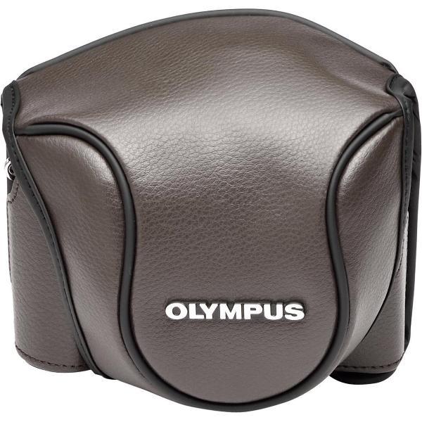 Olympus CSCH-118 lederen tas bruin