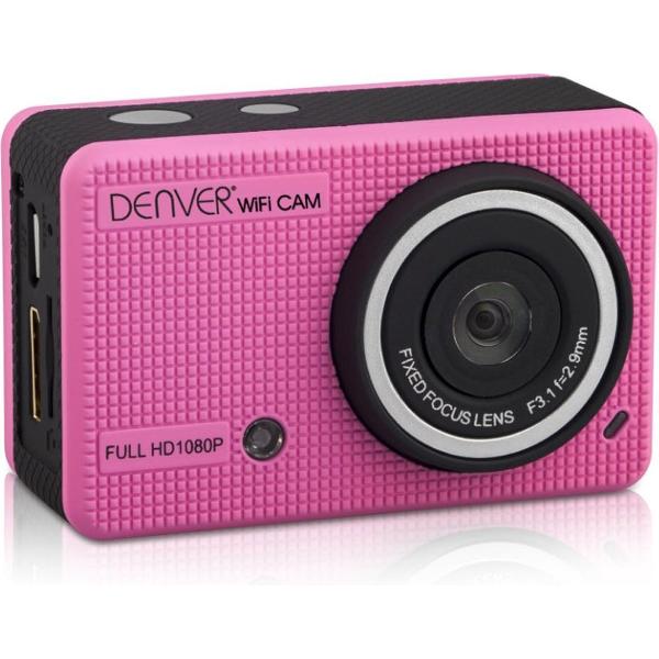 Denver ACT-5020TW - Full HD Action Cam - 5mpixel - 120° kijkhoek - Roze
