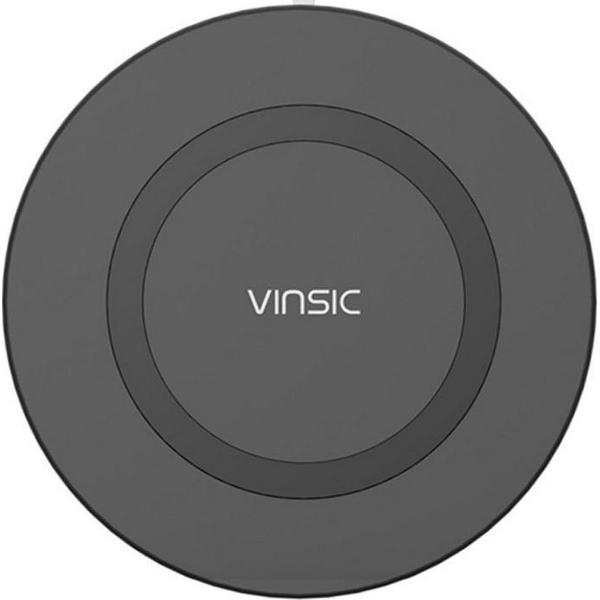 Vinsic 3 Coil Qi Charger/Draadloze Lader 5W Stand - Zwart