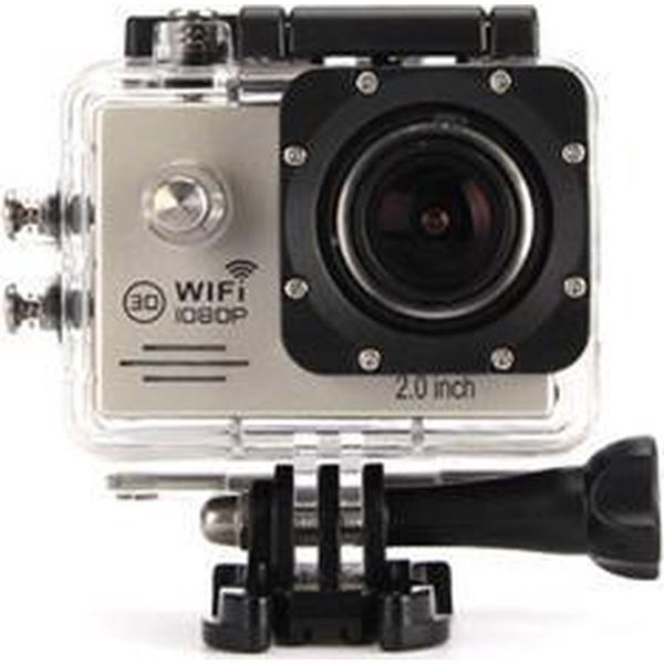 Action camera met Wifi - zilver
