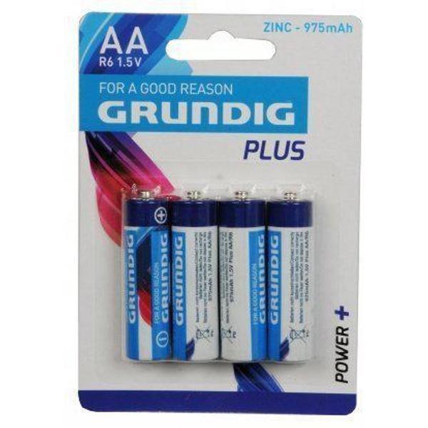 Grundig Batterijen Alkaline R6 Aa Zn 975 Mah 4 Stuks