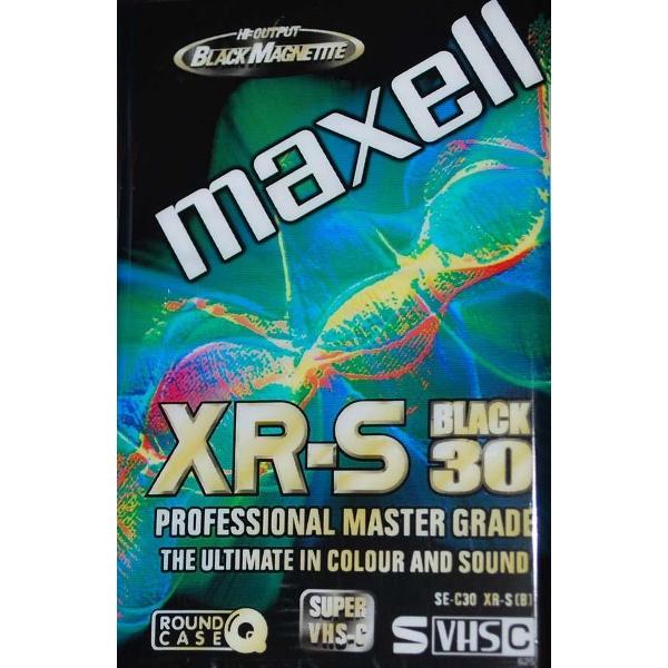 Maxell VHS-C XR-S tape 30 min. professioneel