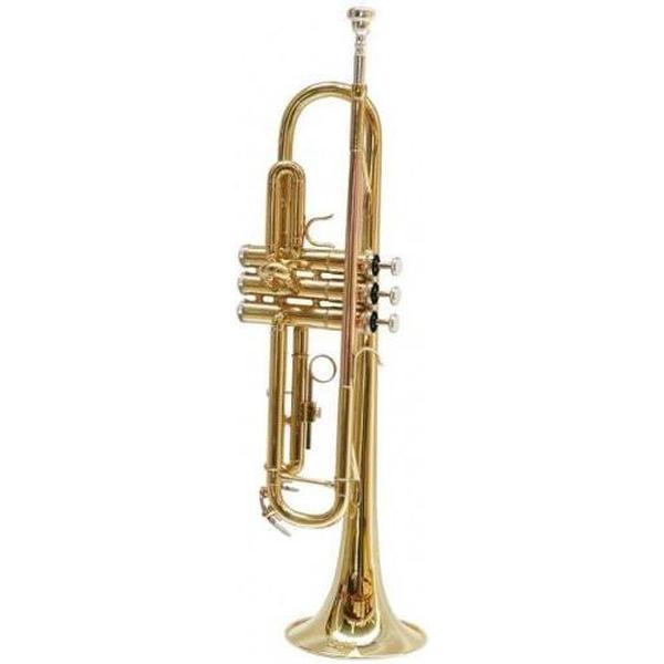 Trompet Purcell gelakt met monel ventiel