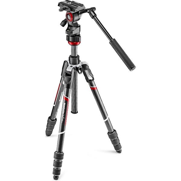 Manfrotto MVKBFRTC-LIVE tripod Hand-camcorder 3 poot/poten Zwart, Zilver