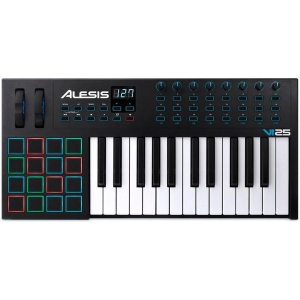 Alesis VI25 25toetsen USB Zwart MIDI keyboard