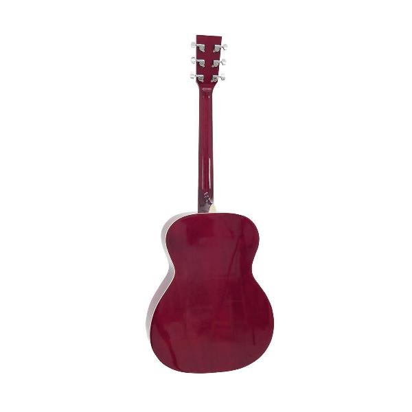 DIMAVERY AW-303 western gitaar - steelstringgitaar rood