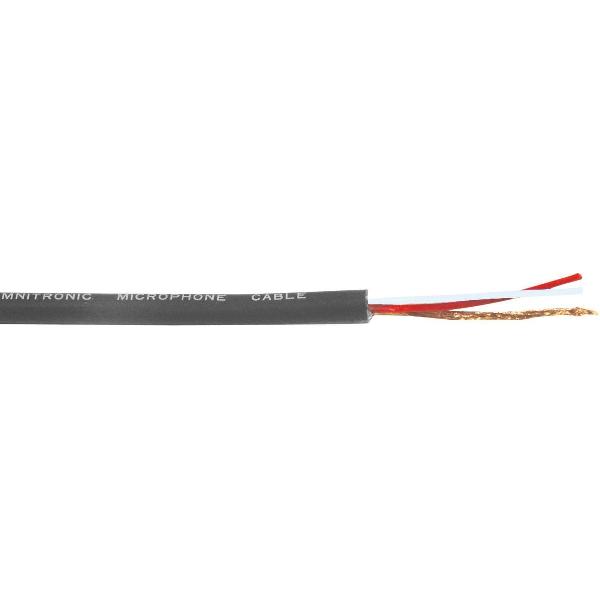 OMNITRONIC Microphone cable 2x0.22 100m bk