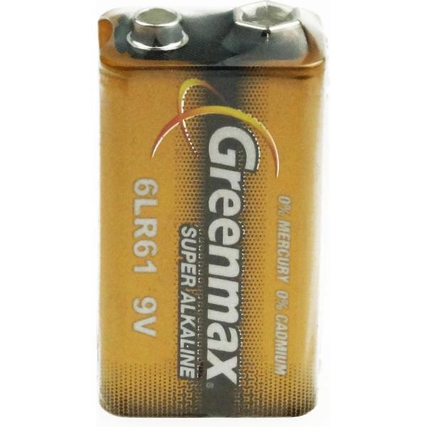 Greenmax 9V super alkaline batterij - 6LR61