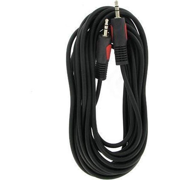 Kopp jack audio aansluitsnoer 3.5 mm 5m