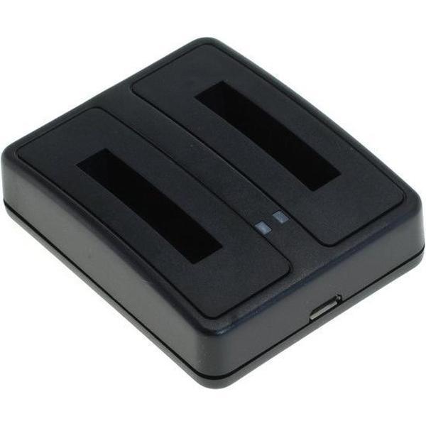 OTB Camera duo acculader compatibel met o.a. Fujifilm NP-50, Kodak KLIC-7004, Pentax D-Li68 en D-Li122 accu's