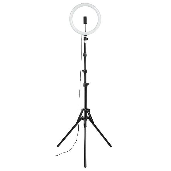 Hama Ringlamp met statief - t/m 215 cm - Ø 30 cm