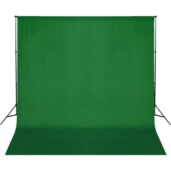 Achtergrond chromakey 300x300 cm katoen groen