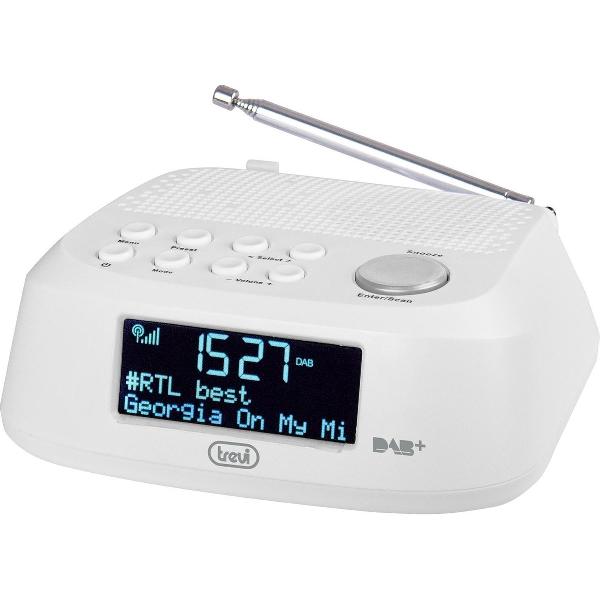 Trevi RC 80D4 DAB radio Klok Digitaal Wit