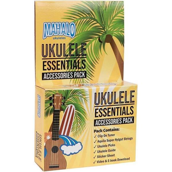 Sopraan ukelele accessoire pakket - Tuner, snaren, plectra, gids, sticker, E-boek