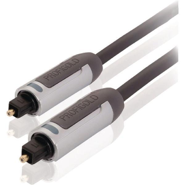 Profigold digitale optische Toslink audio kabel - zwart - 1 meter