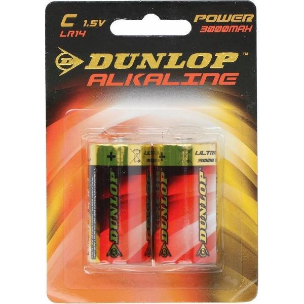 4x Dunlop LR14 C batterijen - alkaline - batterijen / accu