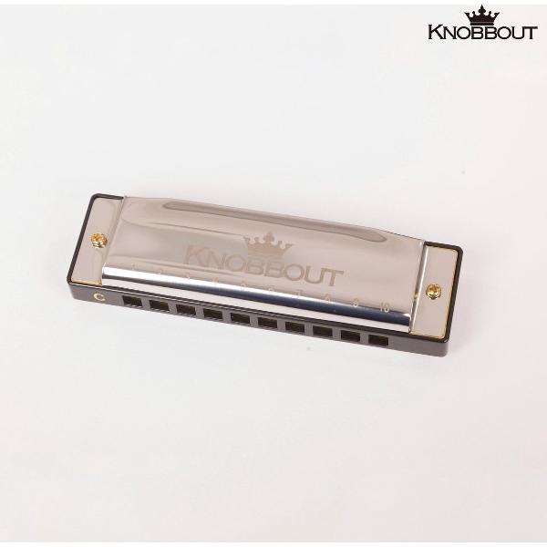 Set van 2 Zilveren Mondharmonica's