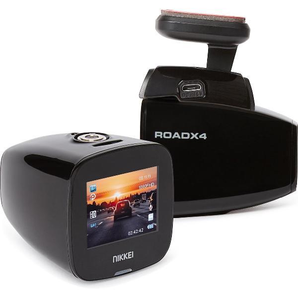 Nikkei RoadX4 - Full HD Dashcam voor Auto - met Wifi, GPS en LCD Scherm - Bewegingssensor