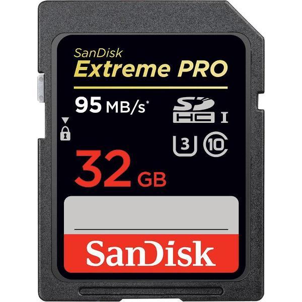 SanDisk Extreme Pro SDHC kaart 32 GB