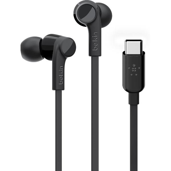 Belkin ROCKSTAR™ in-ear oordopjes met USB-C connector - Zwart