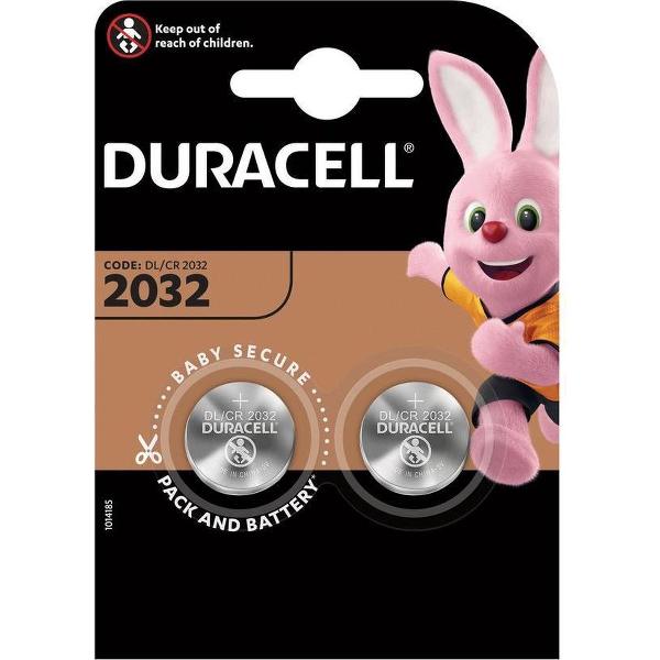 Duracell CR2032 Knoopcel Batterijen - 2 stuks