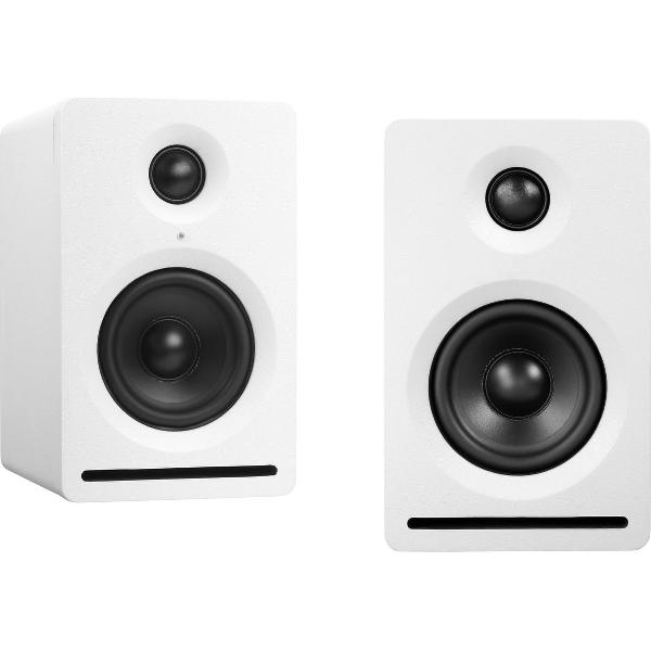 Dynavox Impuls micro actieve luidsprekerset wit met bluetooth en digitale ingang