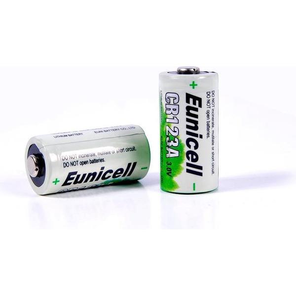 EUNICELL CR123A 3V Lithium batterijen